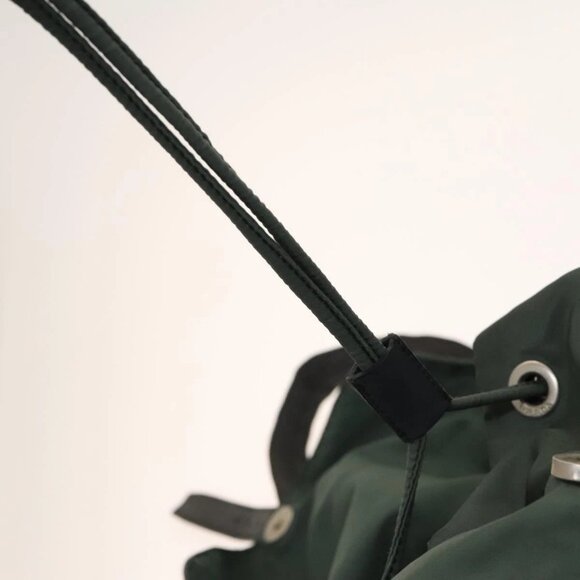 PRADA Backpack Nylon Green Silver Auth - Picture 8 of 15